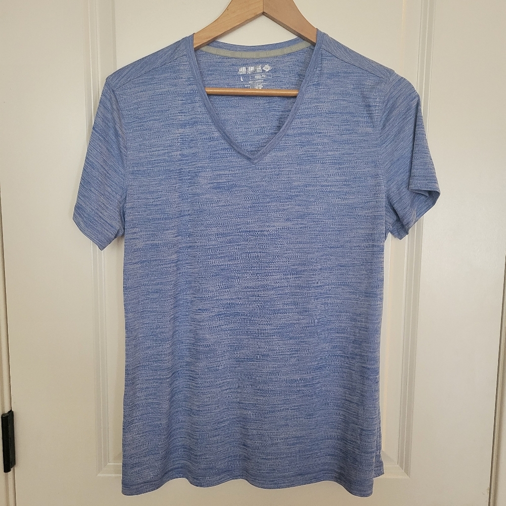 Reel Legends Blue Performance Tee
